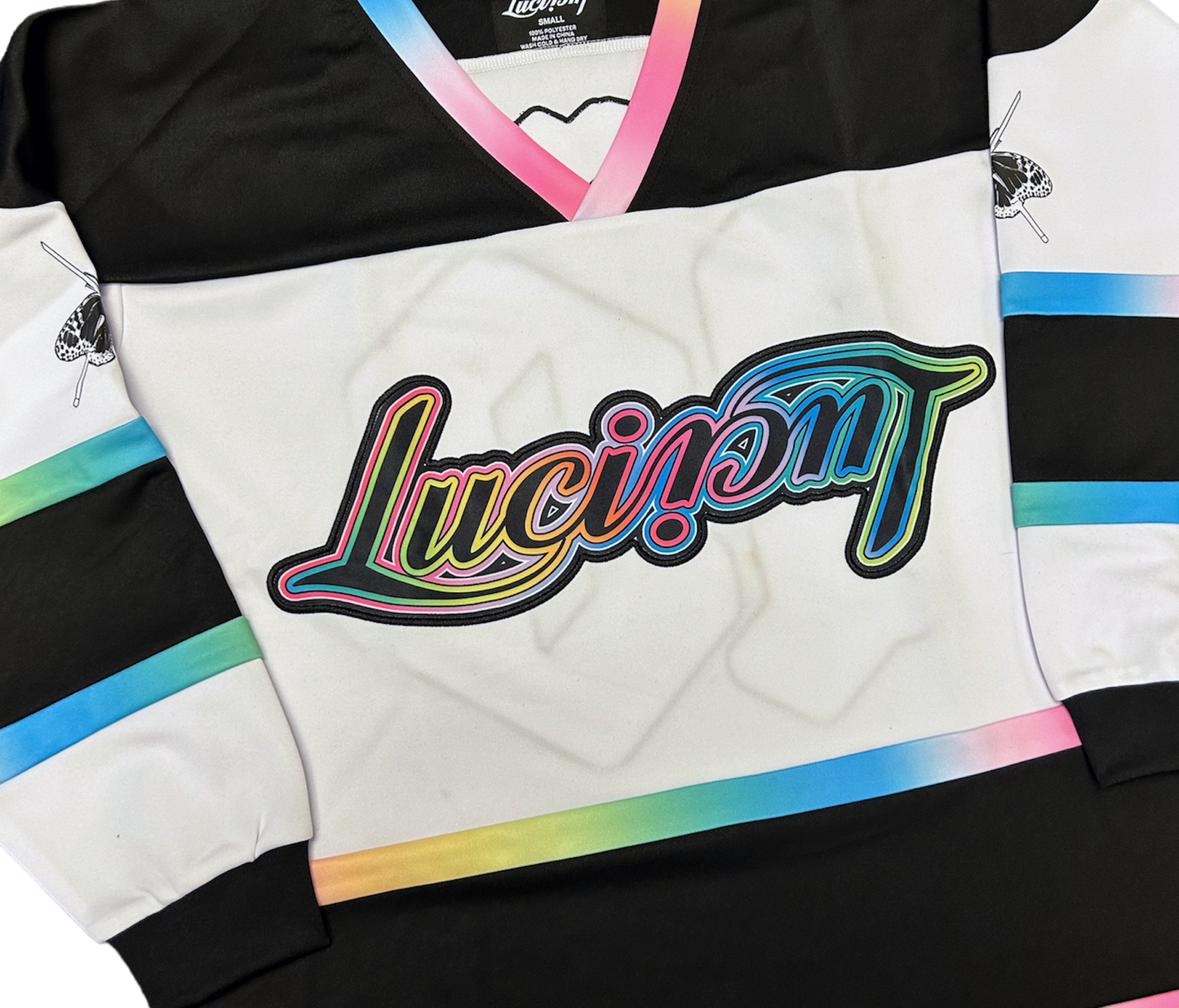 Bittersweet #13 Hockey Jersey (Black and White)